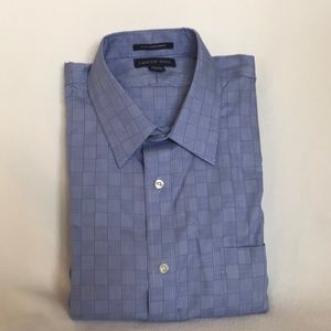 Lands end Men’s Blue Dress Shirt